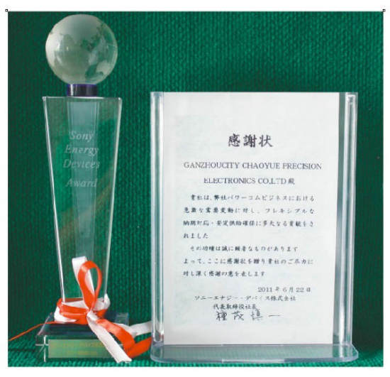SONY������Ӧ�̽�(2011��)SONY Energy Device Award, 2011