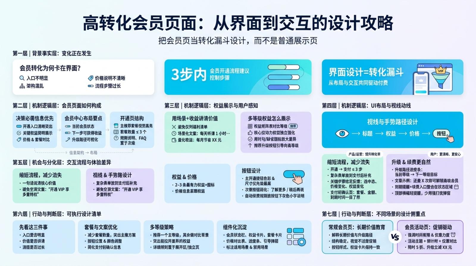 会员页面该放什么？先搭好信息架构